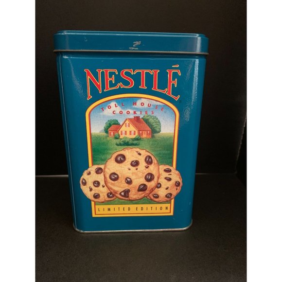 1990's Nestle Toll House Cookies, Morsels Limited Edition Tin Vintage - Picture 2 of 4